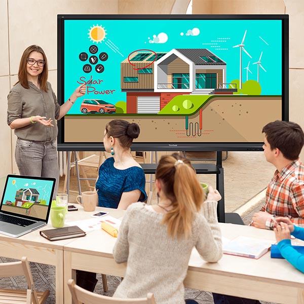 Interactive flat panel for school classroom(图1)