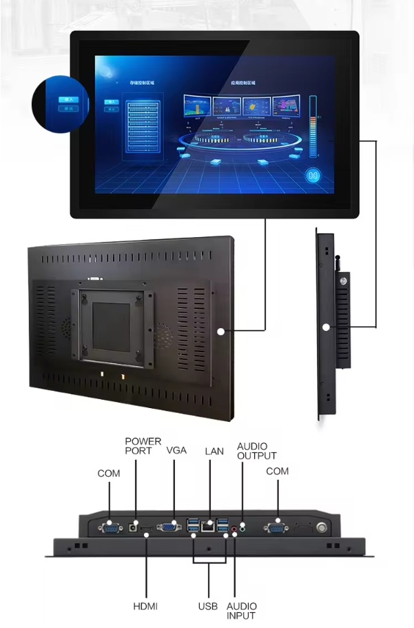 Upgrade Your Digital Experience with KINGONE HDMI Computer Touchscreen All-in-one Tablet PC!(图3)