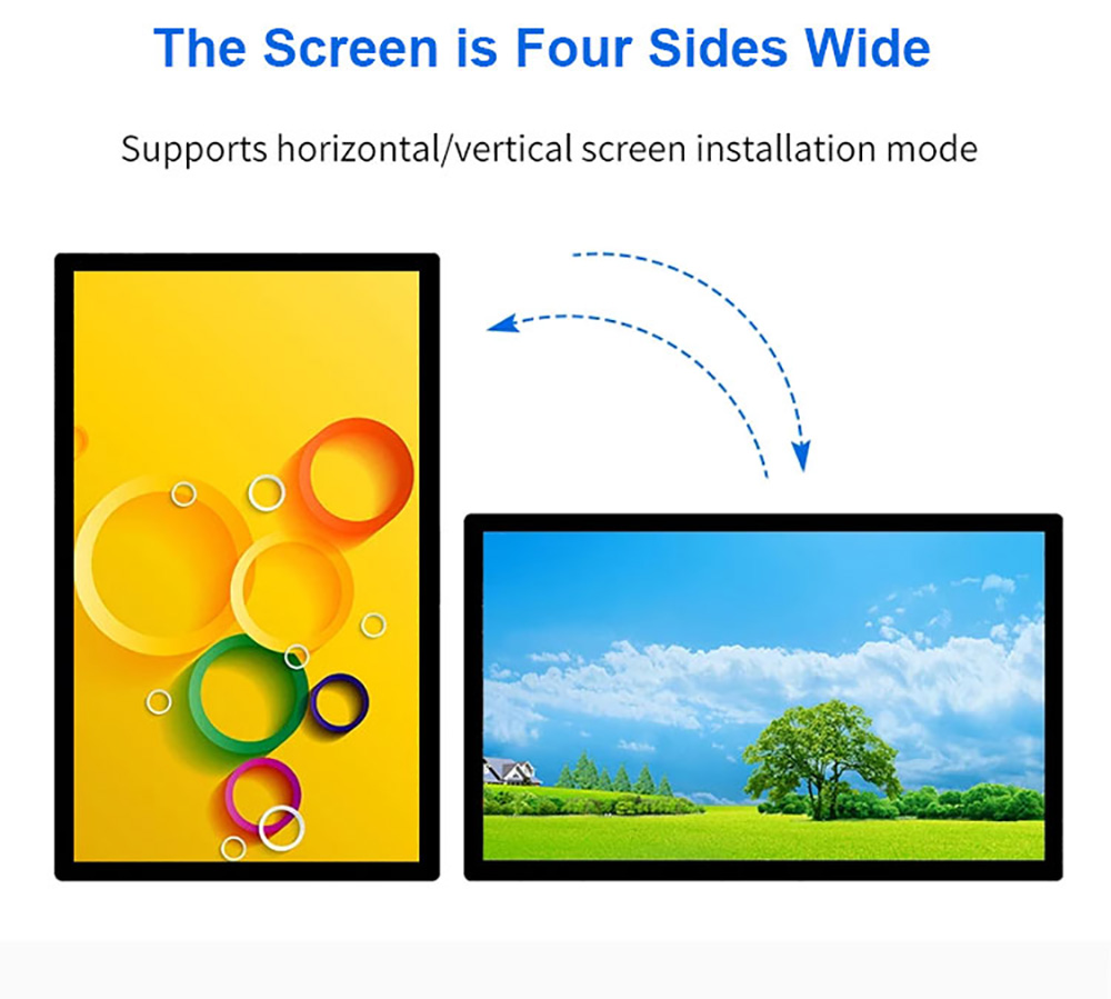  65 inch Touch Screen Display Panel 4K Capacitive Vertical Monitor(图4)