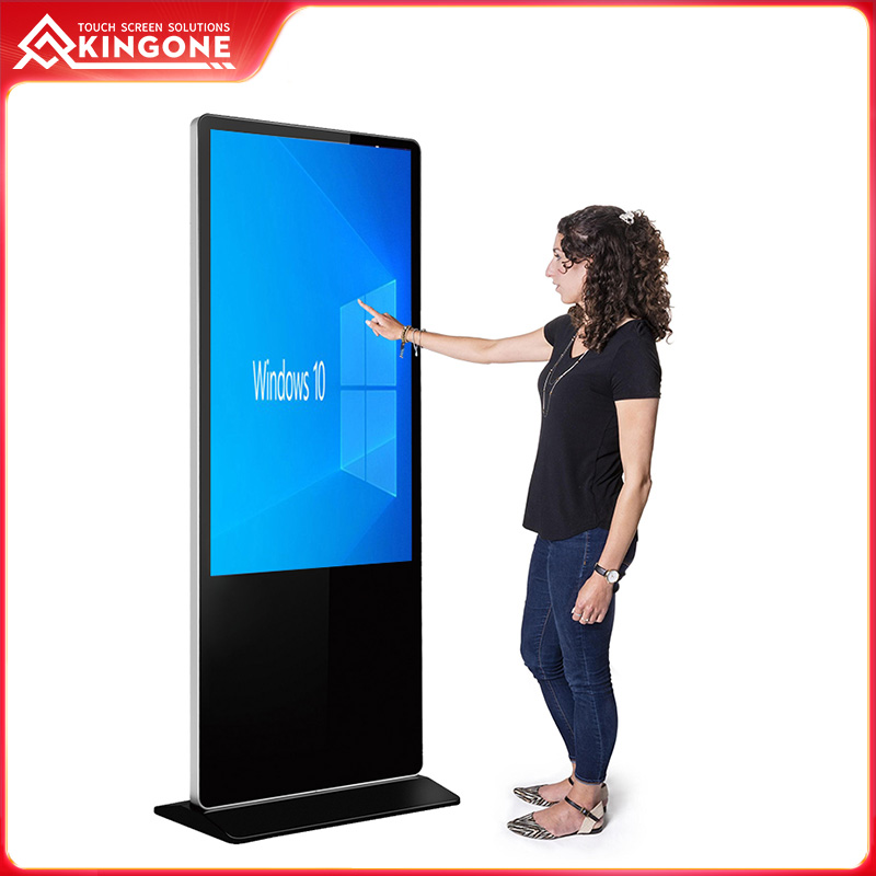 Floor stand touch screen smart displays 