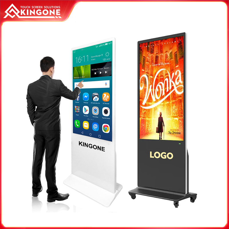 Cheap Price Floor stand touch screen dis